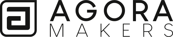 Agora makers logo Black