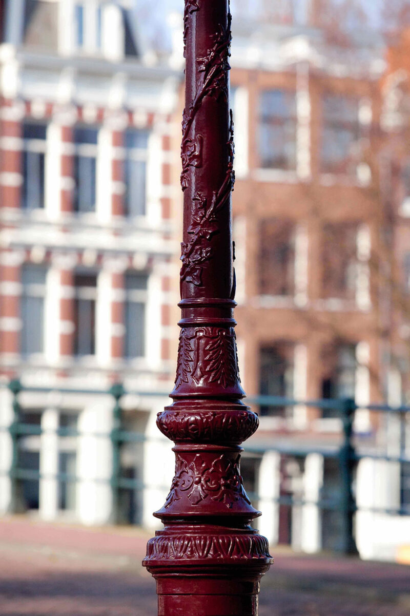 Gietijzeren Grachtenmast  Amsterdam  Ghm  Eclatec 2B